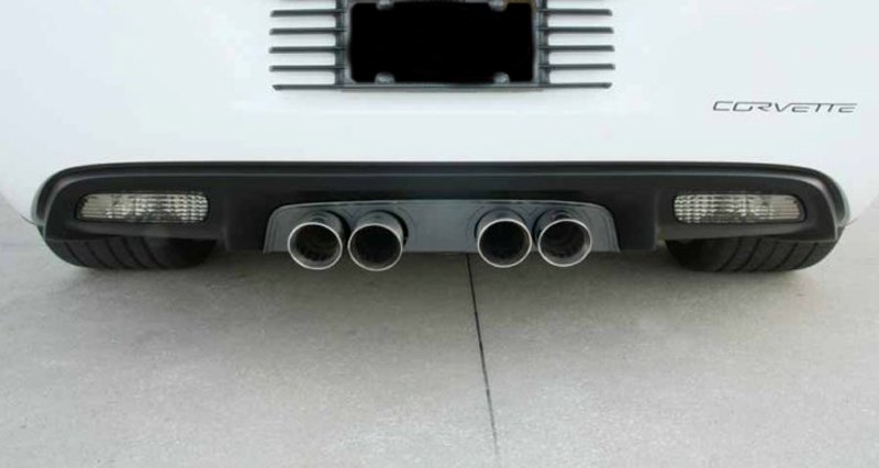 C6 Corvette Exhaust Filler Panel NPP - Blakk Stealth - RPIDesigns.com